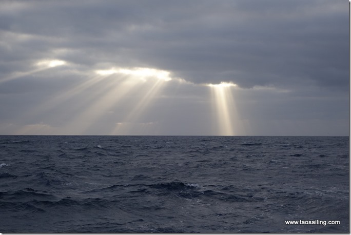 Lever du jour en arrivant à Lanzarote