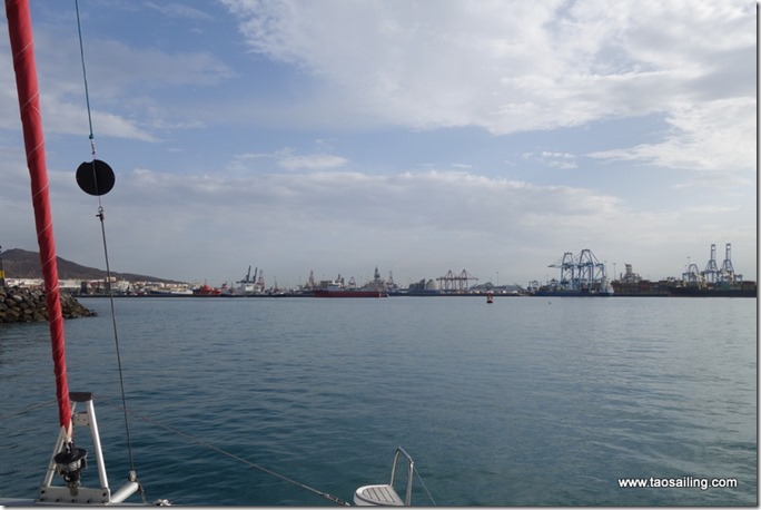 Gran Canaria - Las Palmas mouillage au nord du port