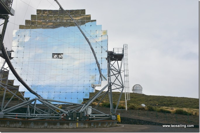 L'observatoire astronomique en haut de La Palma