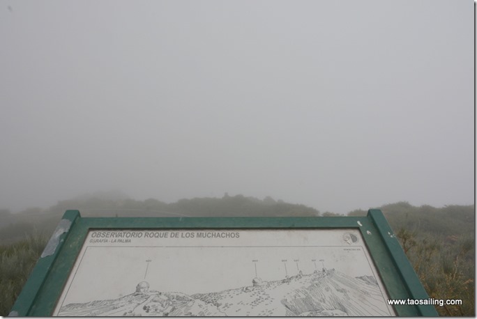 La vue du point culminant de La Palma!