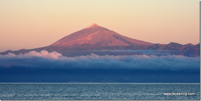Coucher de soleil sur le Teide