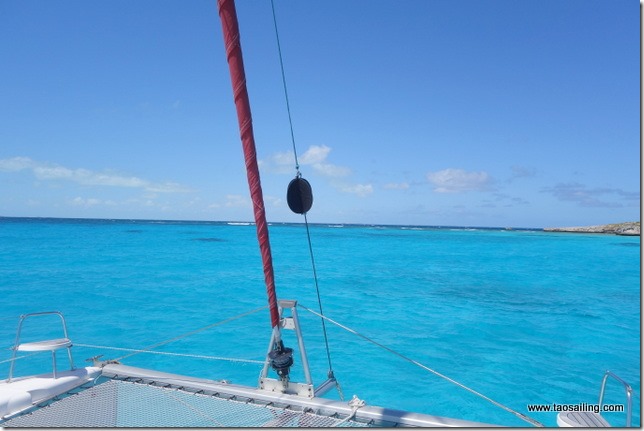 Mouillage à Fish Cay, sud est de Caicos