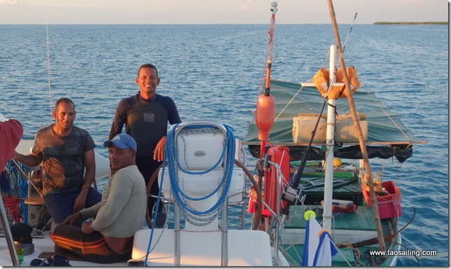 Tao acueille des pêcheurs de langoustes