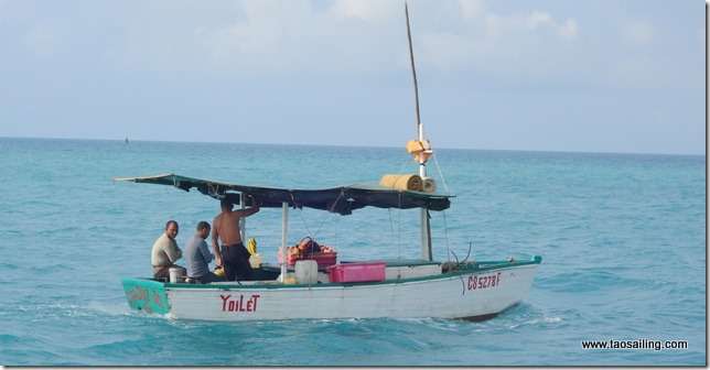 Nous suivons Yoilet jusqu'au lieu de pêche