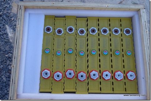 Batteries lithium arrivent de Chine