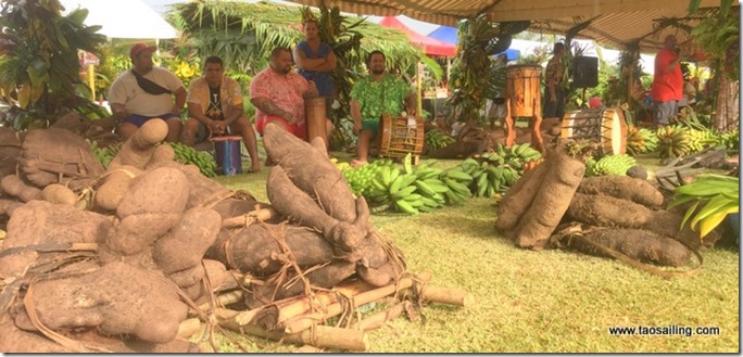 Foire agricole à Huahine