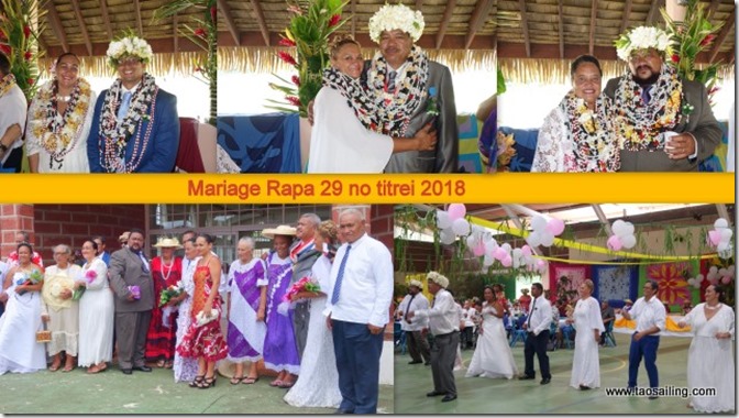 Quatre mariages et Noel à Rapa